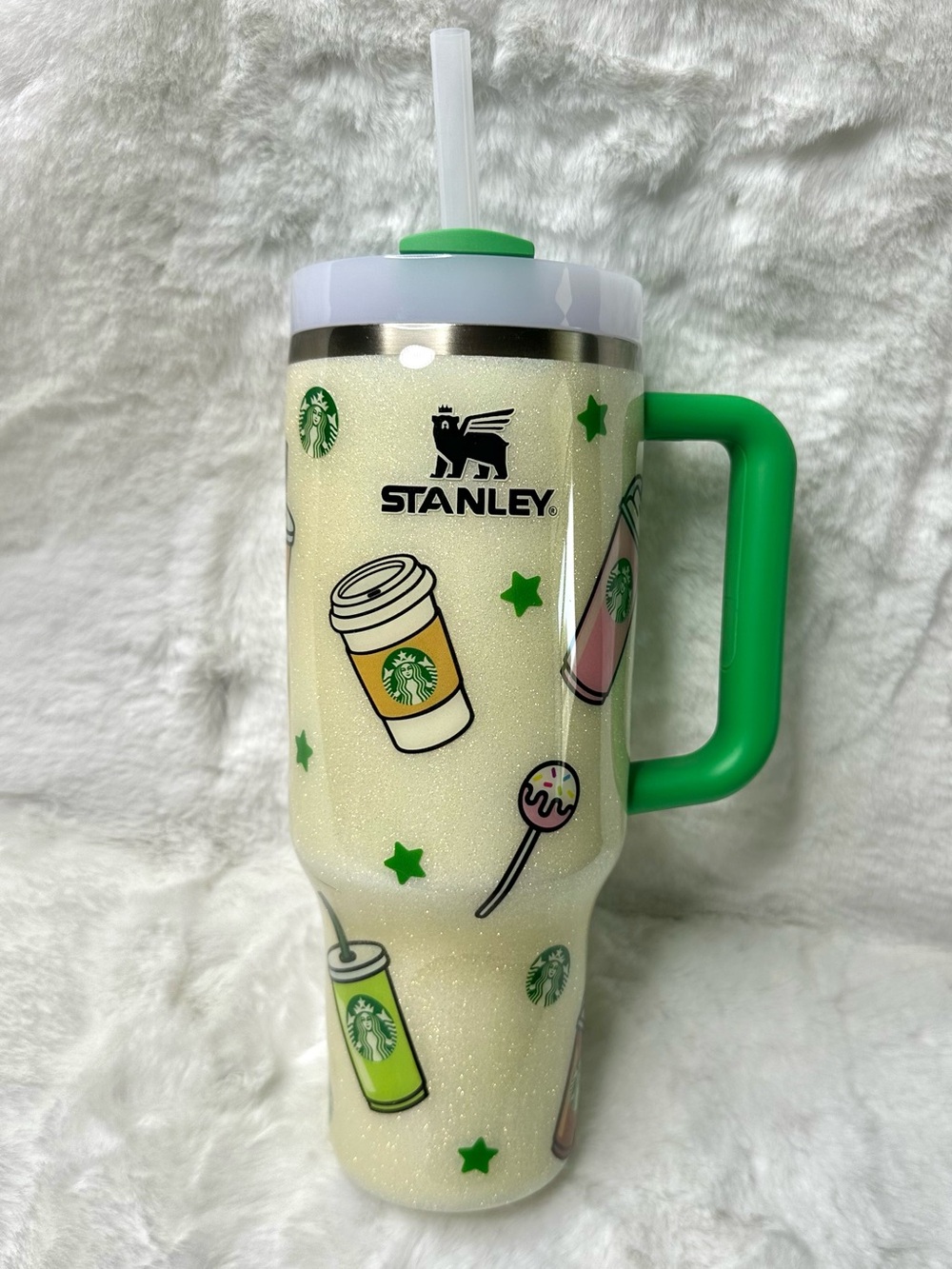 Custom Starbucks Inspired Stanley 40oz Tumblet